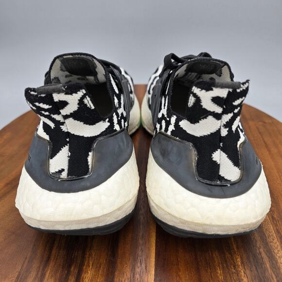 Adidas Ultraboost 22 Shoes Men\'s 7 White Black Zebra Athletic Running Sneakers main image 6